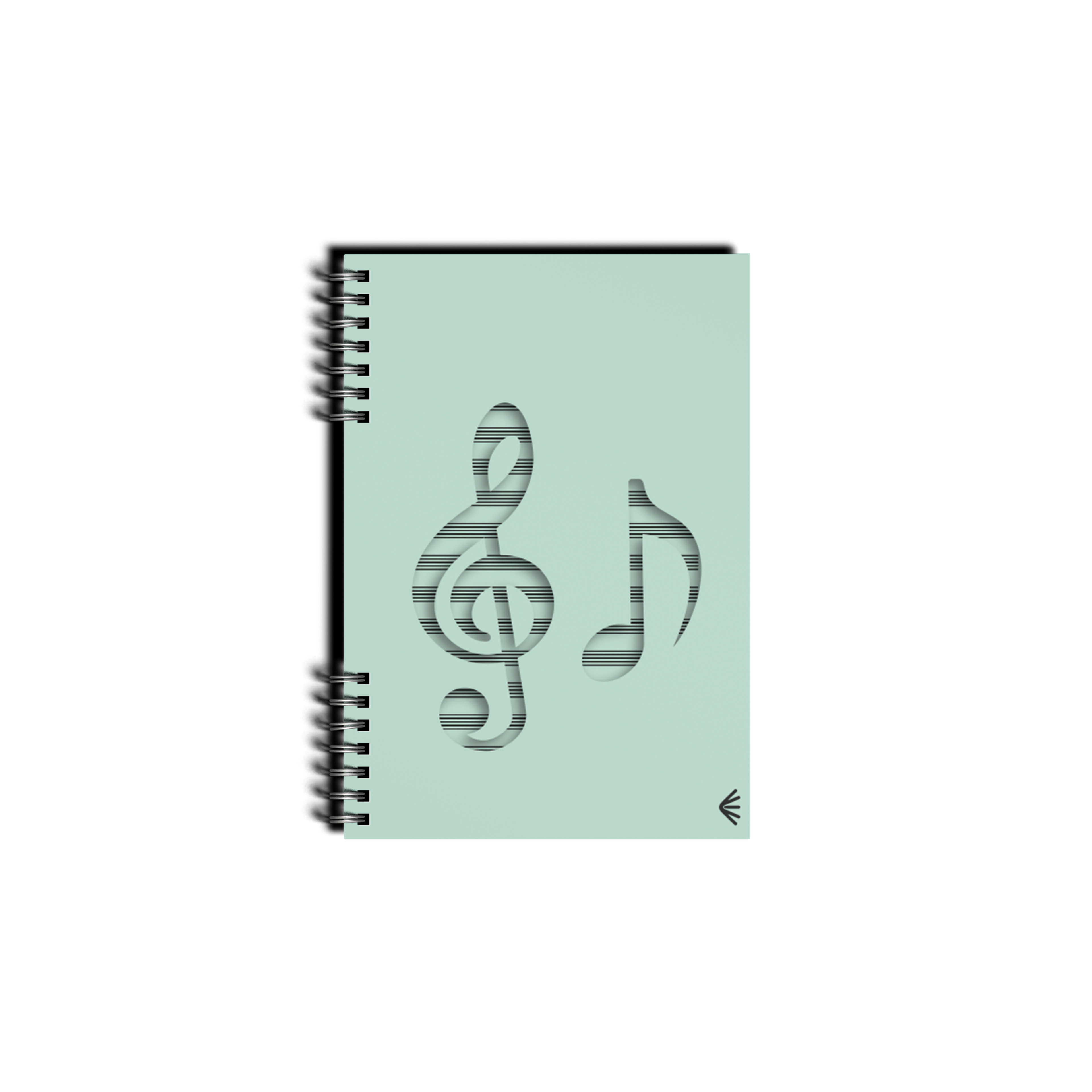 Cahier de musique réutilisable